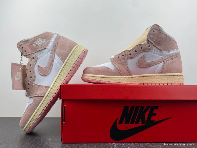 Kicked Out Shoe Store Pink High Washed FD2596-600 Air OG Jordan (Women's) 1 Retro 0820